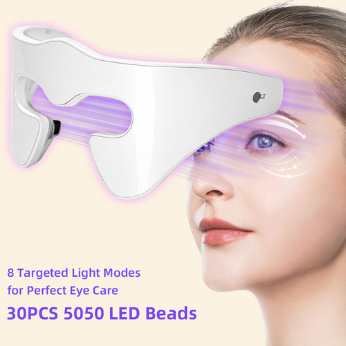 Lumen Wraps LED Eye Massager — Light + Vibration Relaxation
