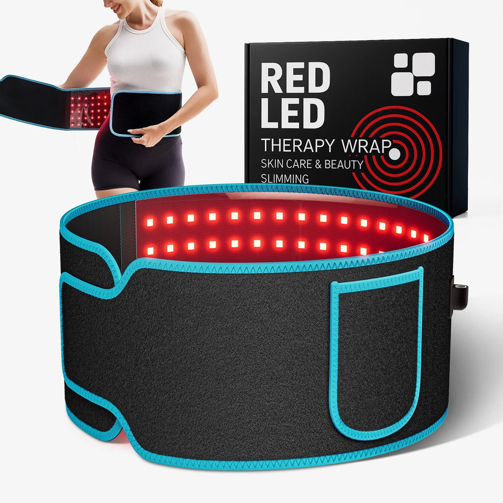 Lumen Wraps Red Light Recovery Belt — Heat + Massage Therapy Wrap